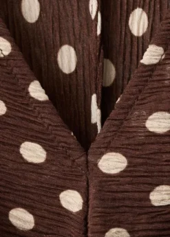 Printed midi-dress
