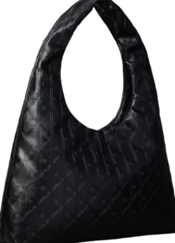 Puffer Emblem Logo Shoulder Bag