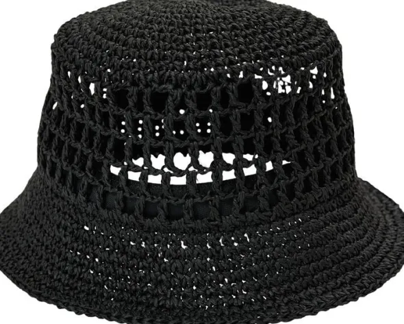 RAFFIA Bucket Hat