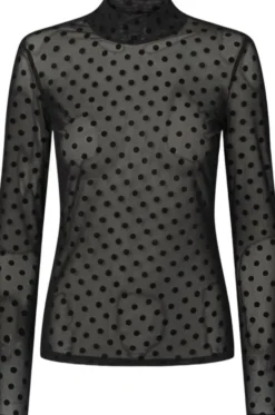 7655RDFRoll neck blouse