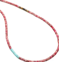 Red Jasper Heishi Necklace
