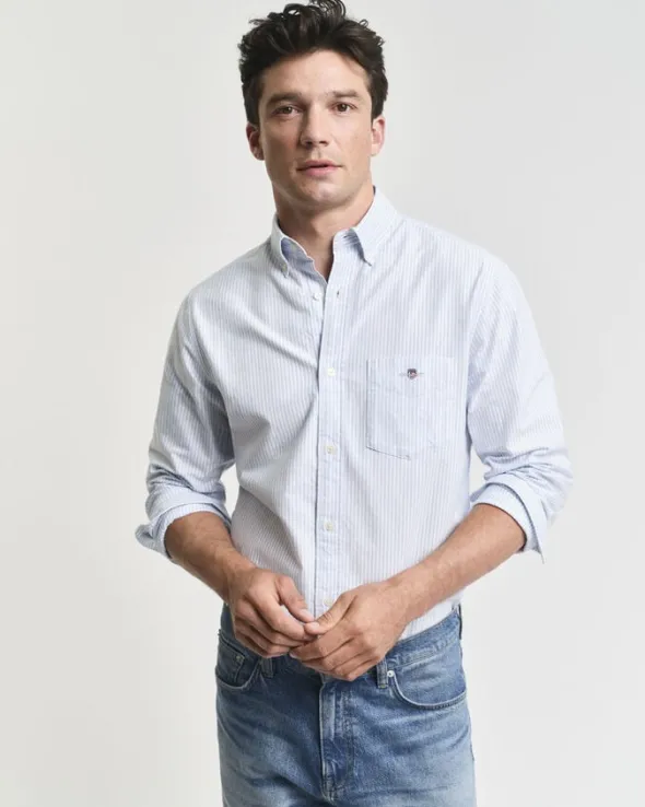 REG CLASSIC OXFORD STRIPE SHIRT