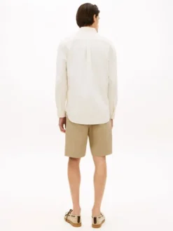 Regular Fit Brushed Twill Overshirt