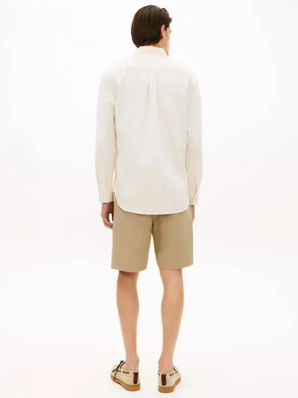 Regular Fit Brushed Twill Overshirt