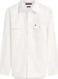 Regular Fit Brushed Twill Overshirt
