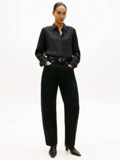 Regular Fit Concealed Placket Twill Shirt