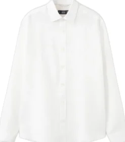 Regular-fit 100% linen shirt