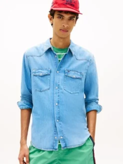 Regular Fit Western Denim Shirt