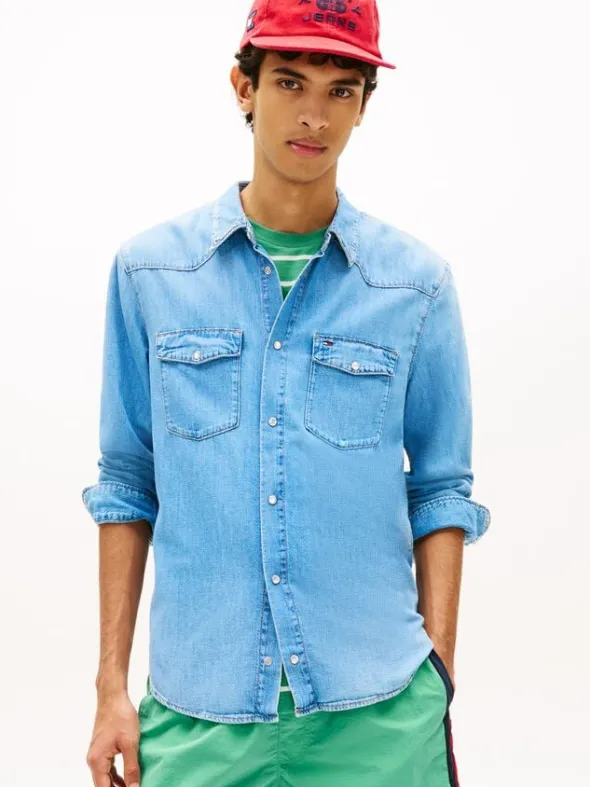 Regular Fit Western Denim Shirt