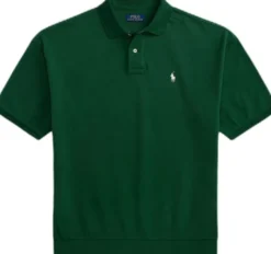 Relaxed Fit Mesh Polo Shirt