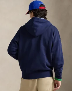 Relaxed Fit Polo Sport Fleece Hoodie