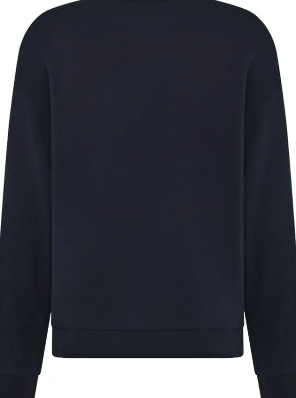 Relaxed printed crew neck