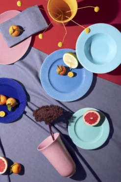 Rhombe Color Frokosttallerken Ø23 cm mørk blå