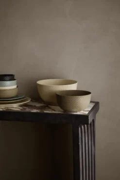 Rhombe Earth Serveringsskål Ø22 cm marble