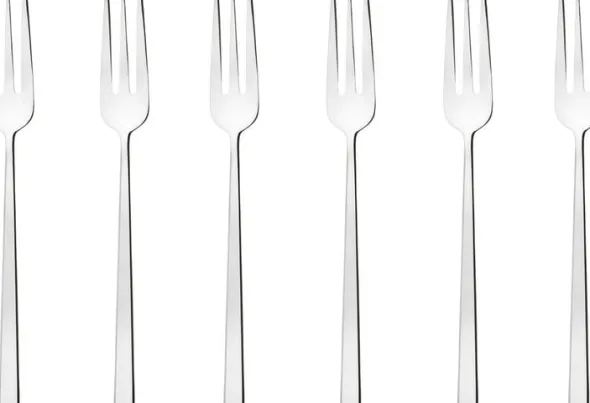 Rock, Edelstahl 18/10, kagegaffelsæt 6 pcs.