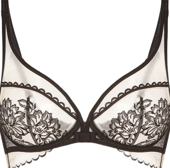ROMANCE Plunging underwired bra