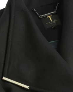 ROSELL Long Length Wool Wrap Coat