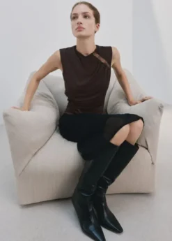 Ruched fitted top