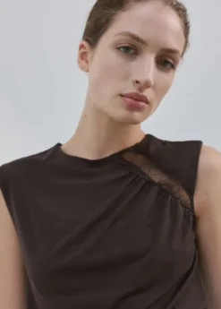 Ruched fitted top