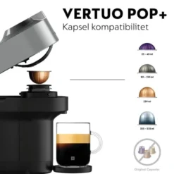 Sage SNV 125 TTN Nespresso Vertuo Pop+ Deluxe Capsule machine