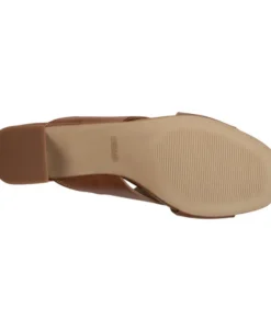 Sandal med blokhæl