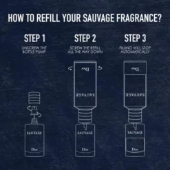 Sauvage Parfum Refill 300ML