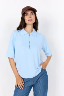 SC-BANU 290 Bluse Lyseblå