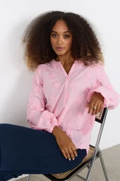 SC-BARBRA 1 Bluse Lyserød