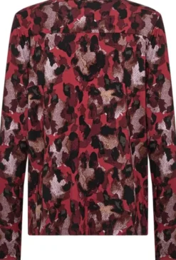 SC-MARICA AOP 341 Bluse Rød