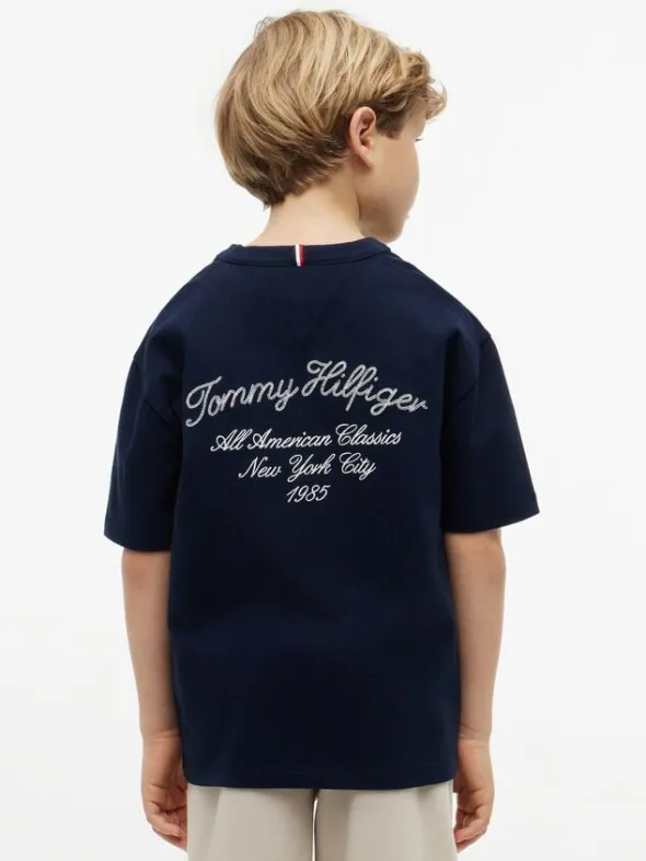 SCRIPT GRAPHIC T-SHIRT SS