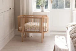 Sebra Bedside Crib, Wooden Edition