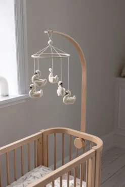 Sebra Bedside Crib, Wooden Edition