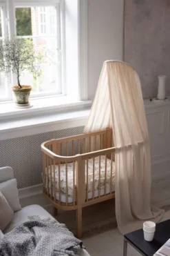 Sebra Bedside Crib, Wooden Edition