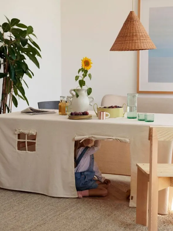 Settle Table Cloth House - Off-white