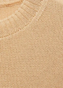 Short-sleeved crop sweater
