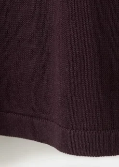 Short-sleeved knitted sweater