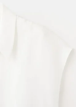 Short-sleeved lyocell shirt