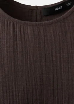 Side-tie batiste top