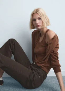 Sienna flared cropped cotton jeans