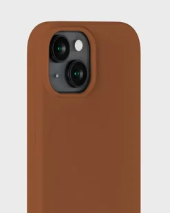 Silicone Case iPhone 14/13 Almond Brown
