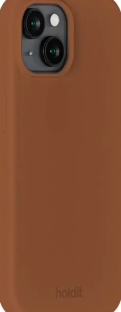 Silicone Case iPhone 14/13 Almond Brown