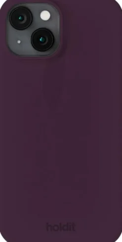 Silicone Case iPhone 15 Deep Plum