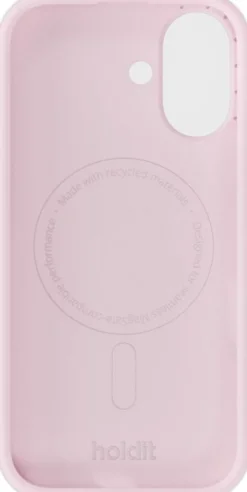 Silicone Case MagSafe Compatible iPhone 17 Pale Pink