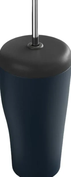 SKY TRAVEL CUP WITH STRAW BLUE STAINLESS STEEL AND PLASTIC