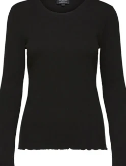 SLFANNA LS CREW NECK TEE S NOOS