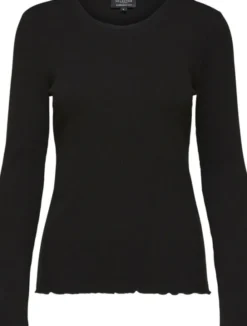 SLFANNA LS CREW NECK TEE S NOOS
