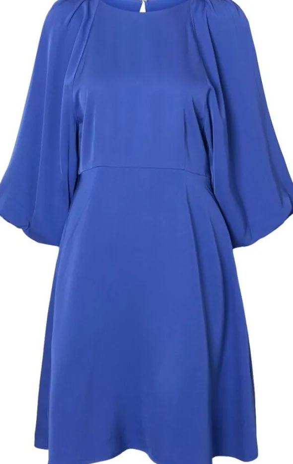 SLFLAURINA 3/4 SHORT OPEN BACK DRES