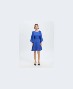 SLFLAURINA 3/4 SHORT OPEN BACK DRES