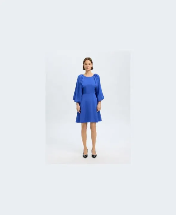 SLFLAURINA 3/4 SHORT OPEN BACK DRES