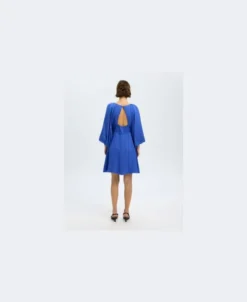 SLFLAURINA 3/4 SHORT OPEN BACK DRES
